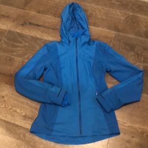 Fabulous color blue zip up from lululemon.